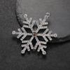 Snowflake Christmas Ornaments with Personalized Photo Projection Elegant Hanging Pendant Fun Holiday Christmas Tree Decorations