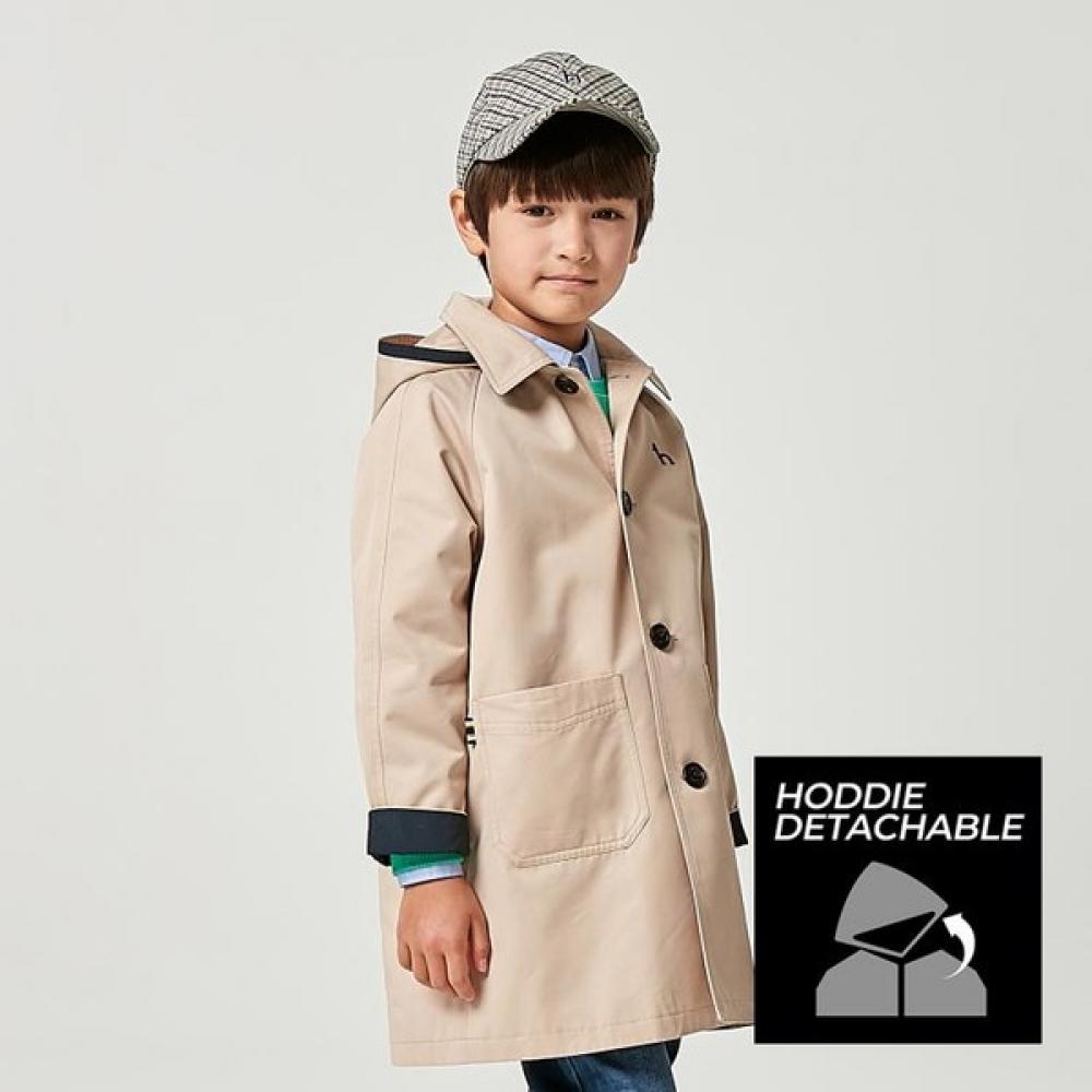 

Детское пальто Hedge с капюшоном и съемным воротничком Hts11ct03m Bg Beige/165