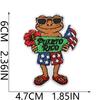 Puerto Rico Embroidery Cloth Sticker Clothes Decoration Patch Sticker Holiday Embroidery Chapter Boy Drum Tools Embroidery Chapter