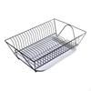 Kitchen Dish Drying Rack, Stainless Steel Organizer, Black, Adjustable Storage Basket Black