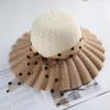 Women's Fashionable Sun Protection Wide Brim Straw Hat for Summer Beach and Scenic Outings