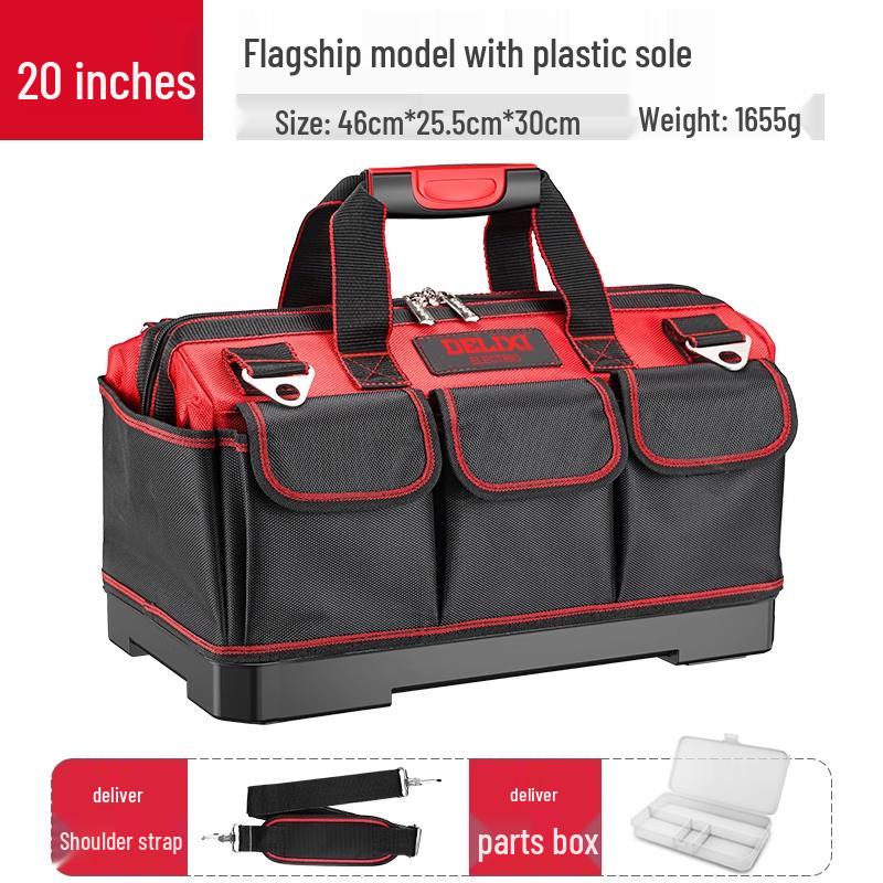 Delixi Heavy-Duty Electrician s Tool Bag