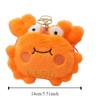 Multi-functional Crab Doll Keychain Stuffed Animals Crab Plush Pendant  School Bags