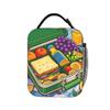 Lunch Diner Lady Anime Lunch Bag Outdoor Picnic Lunch Box For Child Casual Custom Tote Handbags Portable Insulated Cooler Bag