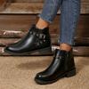 Fashion Women 2025 New Non-slip Ankle Boots Winter Outdoor Comfortable Shoes Women Retro Trend Slip on Platform Boots Zapatos De Mujer