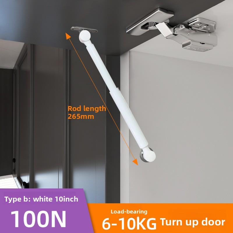 1 יחידה 80N/100N/120N צירים לרהיטים תמיכה לפתיחה וסגירה רכה (Soft Close) 1 יחידה הידראולית להרמת דלתות רהיטים שקטה לארון מטבח