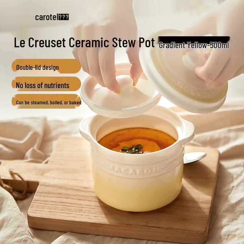 

Ceramic Double-Lid Stew Pot