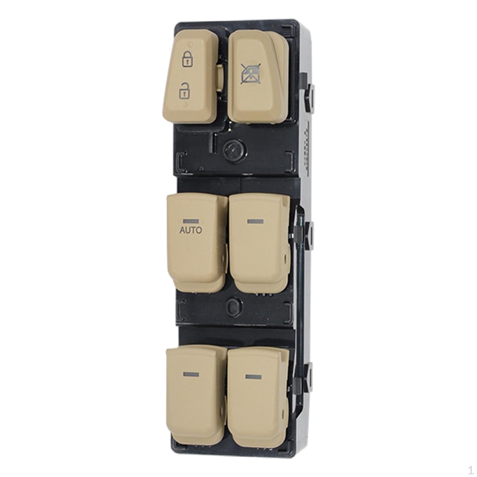 

Power Window Switch Lifter Beige Plastic Front Left Control for Sonata 11-2015 93570-3S000 Electric