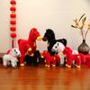 Horse Doll National Style Fabric Texture Auspicious Meaning Horse Figure Year of The Horse Blessings Soft Doll Toy