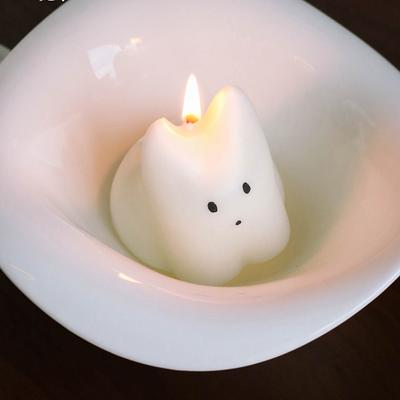 Pudding Cat Candle Molds Silicone Diy Abstract For Making Aroma Soy Wax Handmade Soap Clay Plaster Epoxy Resin Festival Gifts
