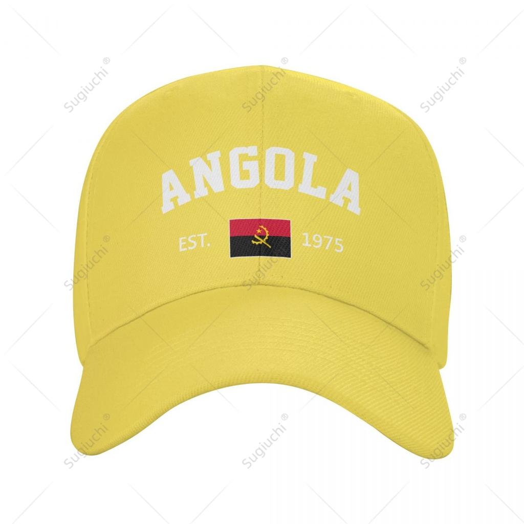 Unisex Baseball Cap Angola EST Independence Day Wild Sun Shade Peaked Adjustable Outdoor Caps for Unisex Women
