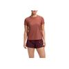 Simple Comfortable Versatile Fashion Solid Color Short Sleeve T-Shirt Women Tops 1175774-ROUG