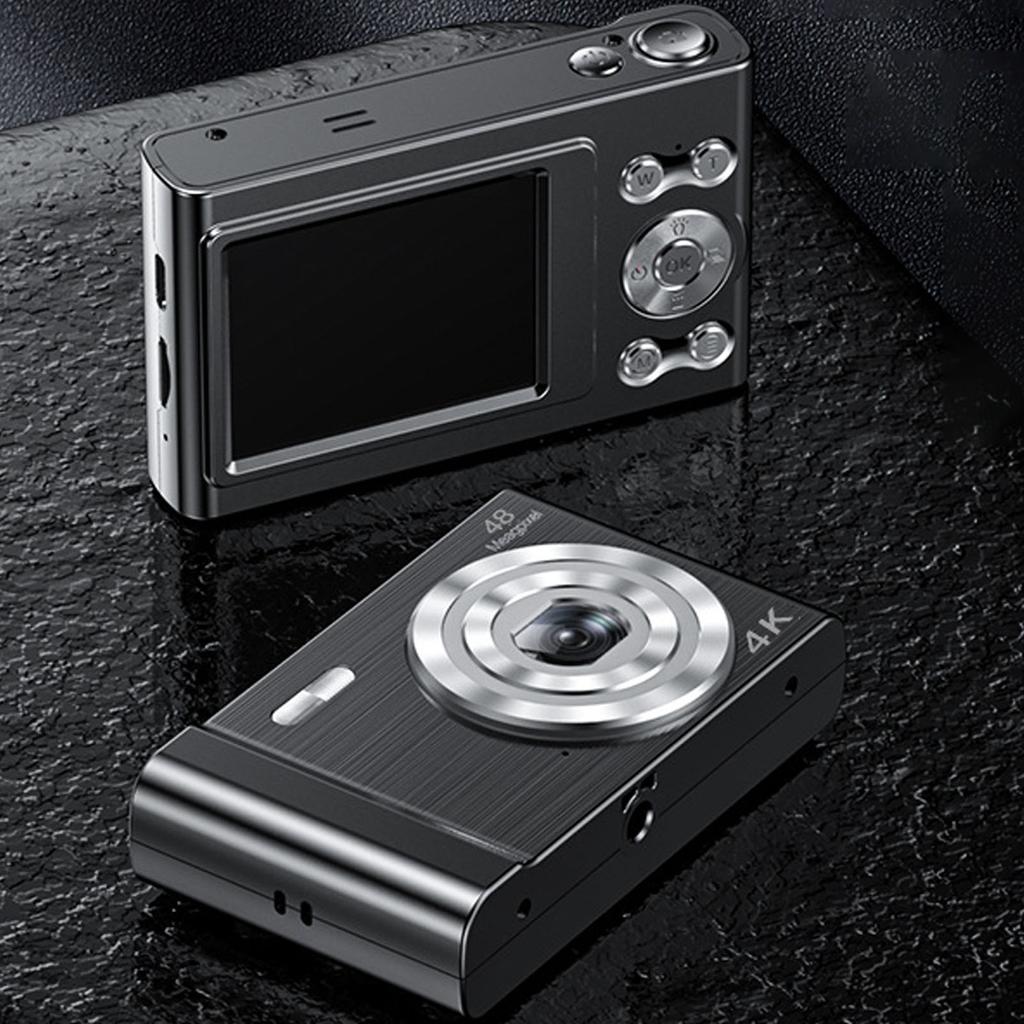 4K Digital Camera for Teens Kids 48MP 1080P HD 2.4 Inch   Screen 16X Digital Zoom   Compact Camera for Photography Travel  