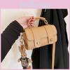 Stylish Small Square Shoulder Bag For Women In Popular Colors Khaki Black Brown Coffee