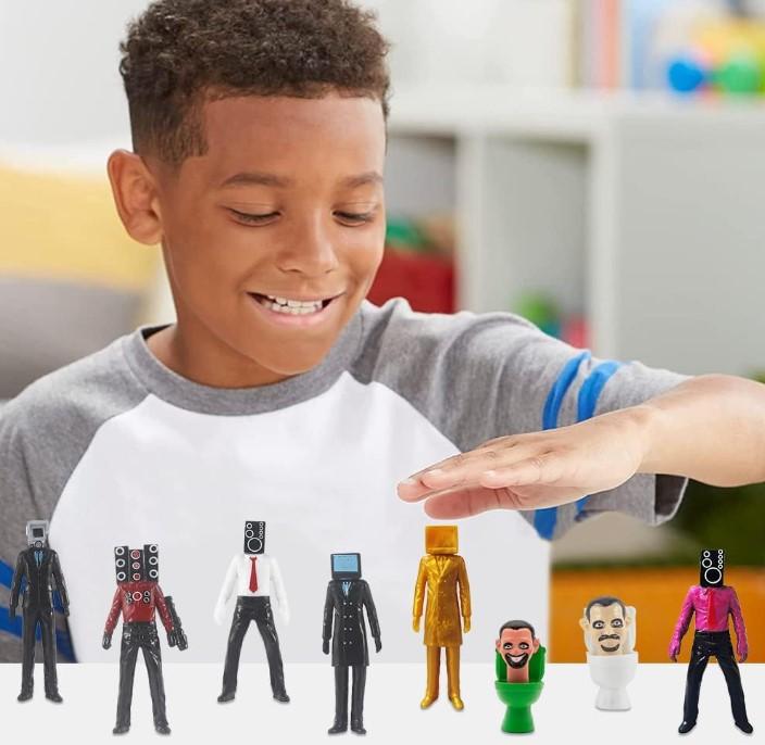 Набор фигурок Скибиди Туалет Skibidi Toilets фигурки детские игрушки 8 шт 6-11 см