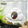 Aquatic Pet Habitat Cloud Shape Aquarium Cave, Betta Fish Hideout with Suction Cups, Cave Decor Decorative Shrimp for Tanks Cup Tank Accessories