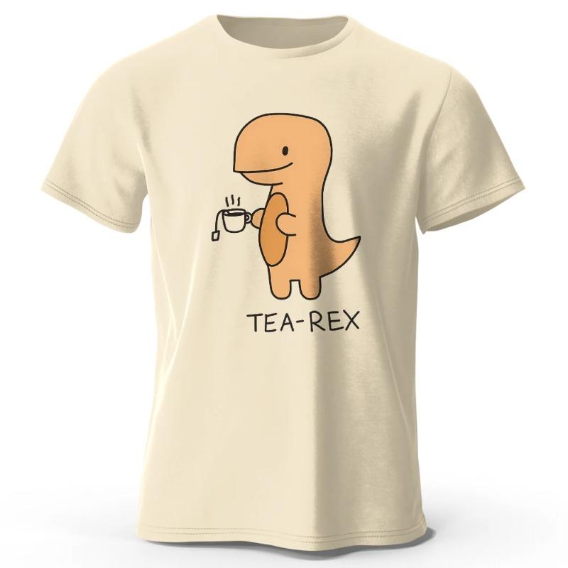 Fabric Simple Stylish 100% Cotton T-Shirt High Quality Soft Breathable Round Neck Short Sleeve Tee Unisex Quirky Style Loose Fit