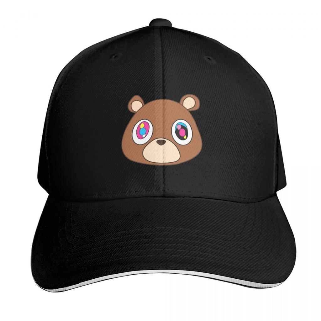 Kanye West Bear Baseball Cap dad hat Hat Baseball Cap party Hat Anime Caps Women Unisexs