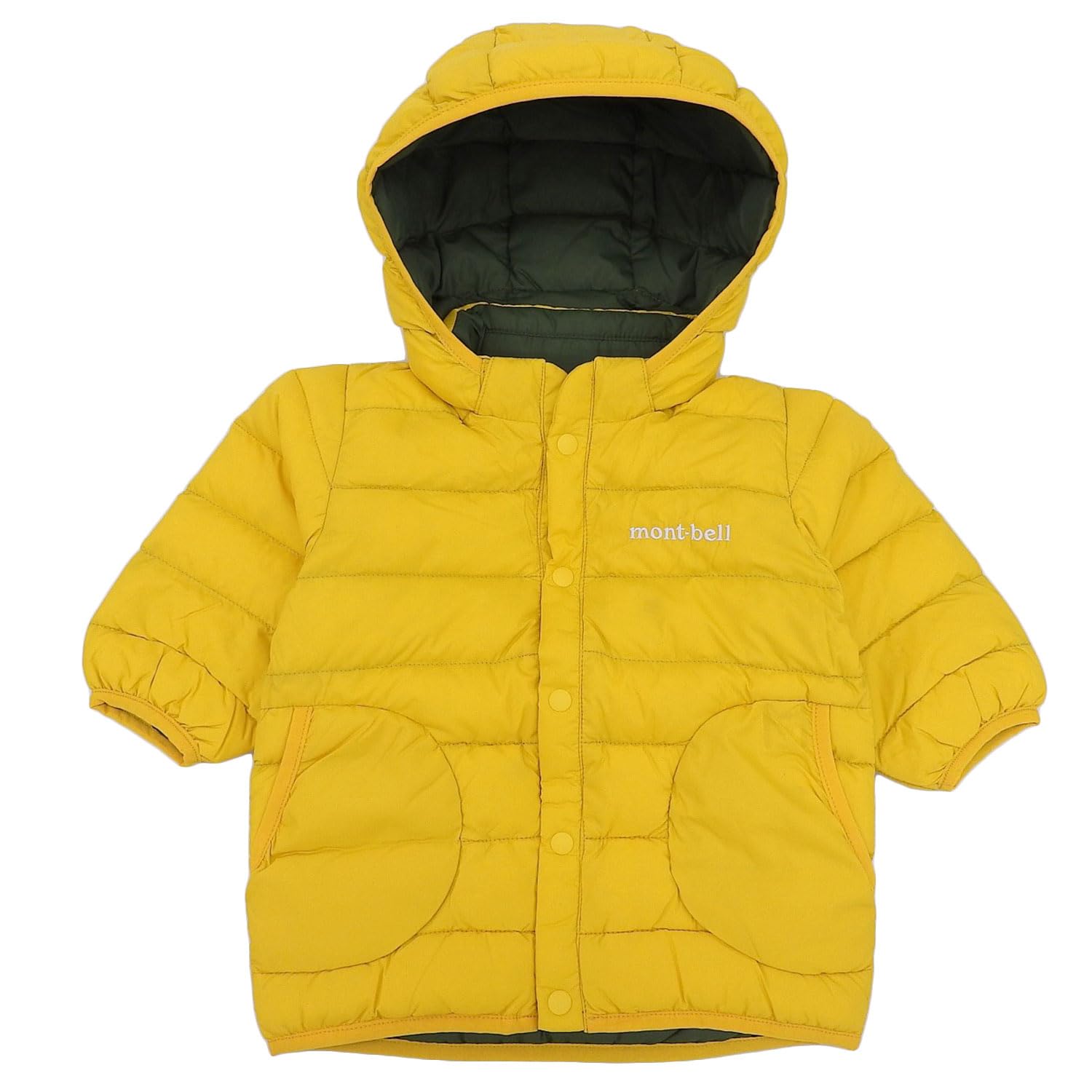 Montbell Neige Down Parka Baby s Nylon Down Jacket Reversible Kids Baby yellow / 90cm жёлтый
