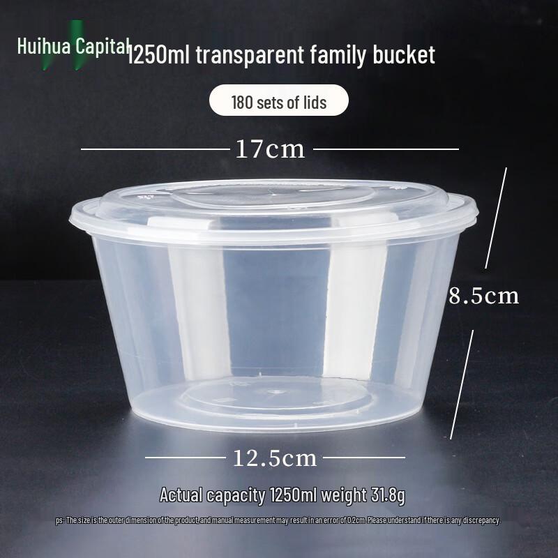 

HUIHUADU Disposable Round Food Containers