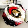 Ottawa Hockey Team Umbrella Folding Umbrella, Automatic Umbrella 8-Frame for Travel, Camping Use Gift for Halloween Christmas