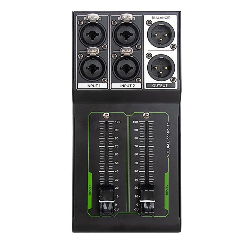 Quality Metal XLR Passive Monitor Volumes Controller Attenuator For Clear Sound And Minimal Signal Loss In Recording Studios
