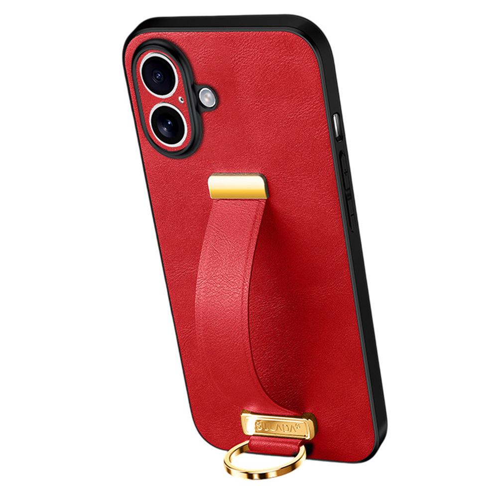 SULADA Fashion Series for iPhone 17 Case Wristband Kickstand Leather Back Phone Cover