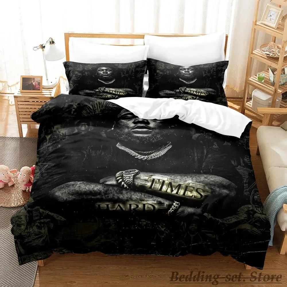 Popular Rod Wave Bedding Set Single Twin Full Queen King Size Bed Set Adult Kid Bedroom Duvetcover Sets Anime Parure De Lit Bed