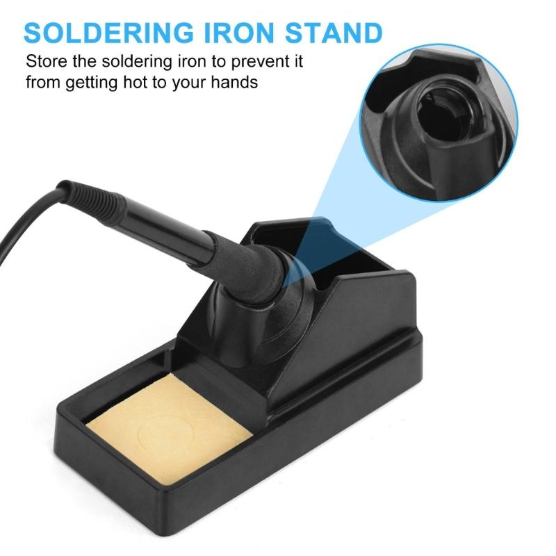 Digital Temperature Controlled Desoldering Station Soldering Iron Set Ceramic Heating Cores For Fast Heating Use