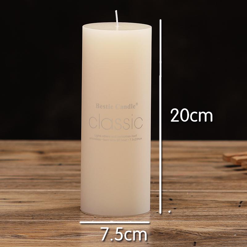 Scentless Smokeless Cylinder Candles for Weddings, Birthdays, Romantic Decor, Hotel, Church, or Dining.