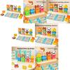 Wooden Children Animal Dress Up Puzzle With Matching Beads For Cognitive Development