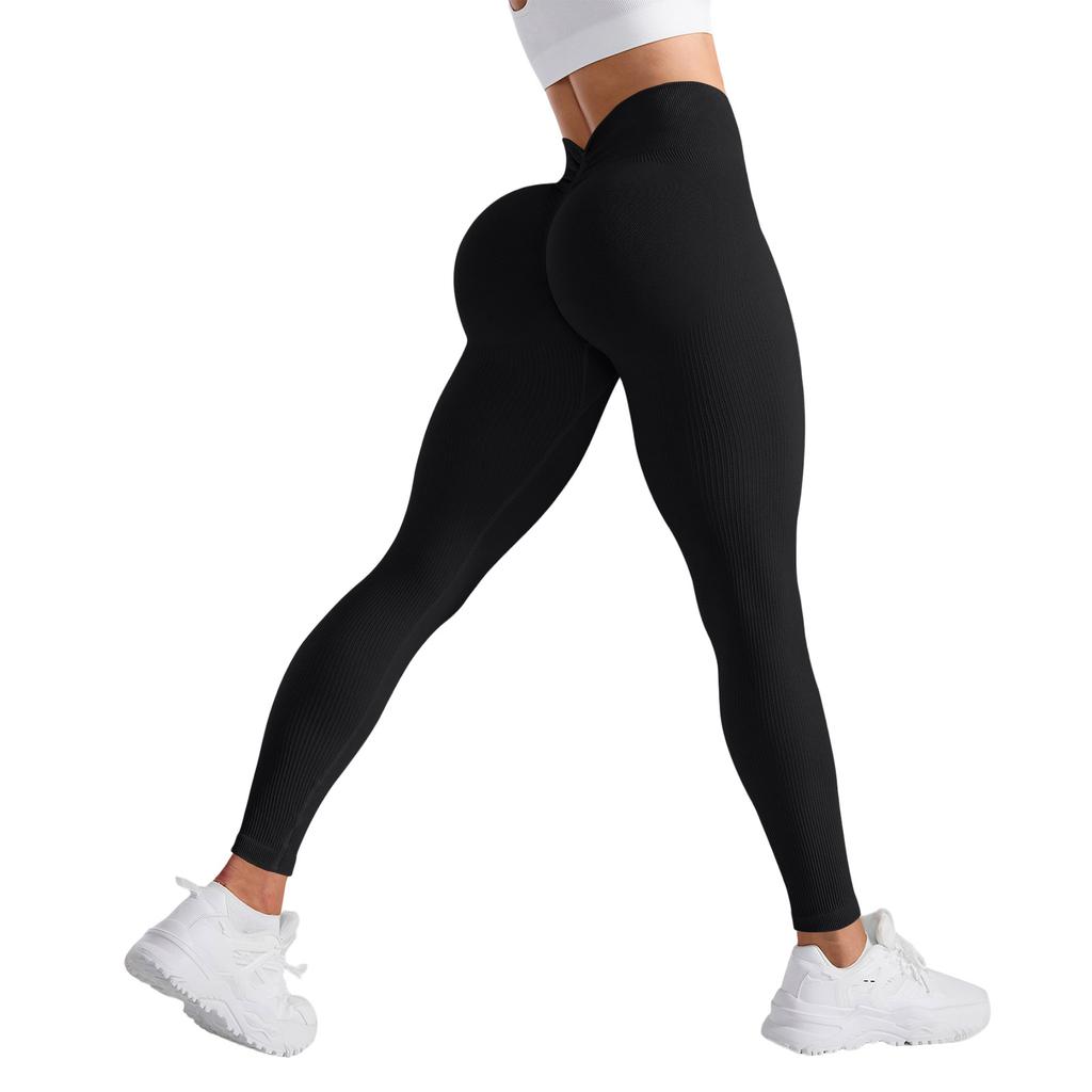 Pantalones casuales de pierna ancha y cintura alta para mujer, pantalones elásticos cómodos