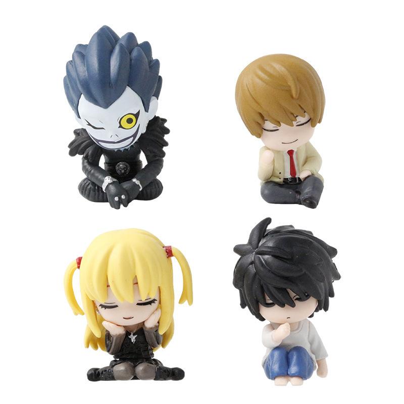 In Stock Death Note Yagami Light Mihael Keehl Anime Figures Gashapon Ornament Action Figure Model Toy Gifts