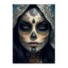 Mexican Day of The Dead La Catrina Sugar Skull Girls Poster Prints Gothic Canvas Painting Art Picture for Room Home Decor
