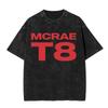 Tate Mcrae Tour T8 Mcrae Merch Graphic Retro Washed T Shirt Summer Short-sleeved Fashiona Tees Man Woman Y2K Aesthetic T Shirts