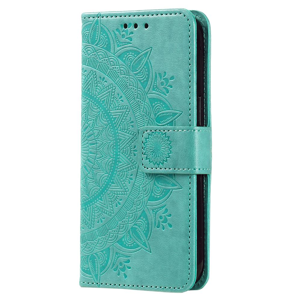 For Xiaomi 14 Case Mandala Flower Imprint Leather Wallet Phone Cover with Strap