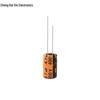 High-Temperature, Long-Life 130°C 400V 4.7uF 8x12 Orange Capacitor for High-Frequency 6000H Applications