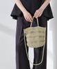 Nano Universe Metallic Knitted Shoulder Bag, Women's, F 170, Gold, 673-5132302