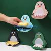 Y5JC Hängende Pinguine Seifenschale Aufbewahrungsbehälter Multifunktionale Vorräte