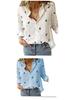 Solid Color Casual Loose Long Sleeve Linen Shirt for Spring and Autumn