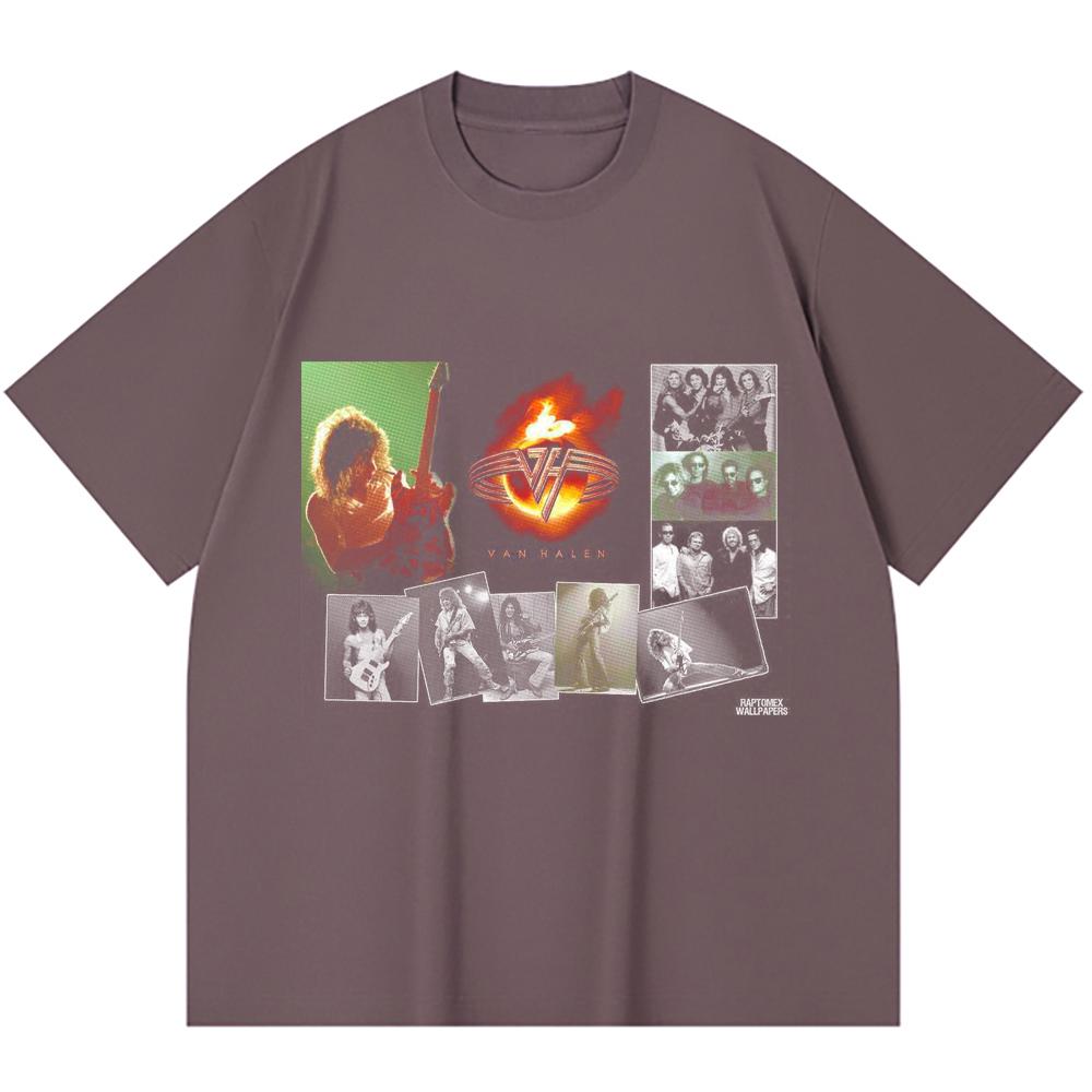 Tricou Heavy Metal 230 Gsm 100% Bumbac Imprimeu Trupă Rock Muzică Populară Tricou Unisex din Bumbac Gros