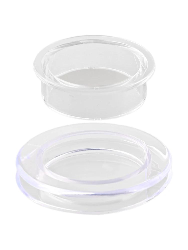 Reliable Table Umbrella Hole Cap Set Secure Sealing Prevent Shaking and Scratching Easy to Store and Carry Translucent Color