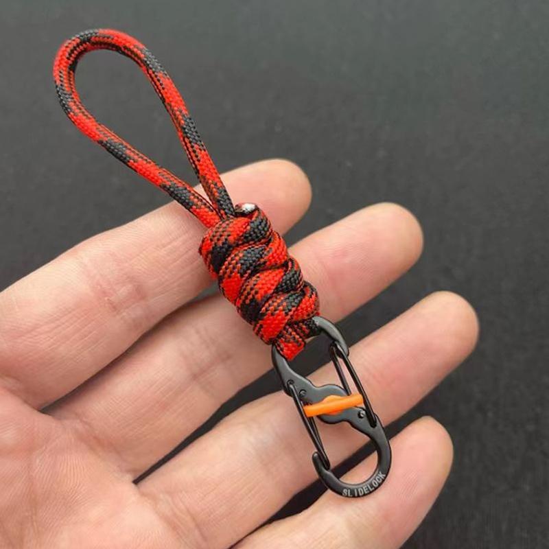 10cm Paraplu Touw Anti-Diefstal En Anti-Verlies 8-Vormige Sleutelhanger Met Slot 8-Vormig Slot Draagbaar Buiten Lanyard Ophanglus