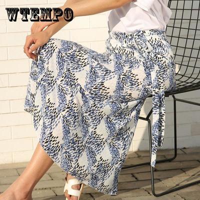 Chiffon Tie Skirt One-piece Skirt Female Half-length Skirt Mid-length Beach Holiday Beach Skirt Sun Protection One-piece Wrap Skirt
