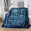 1pz Coperta Celebrazione Felice 60° Compleanno Morbida e Calda per Divano Ufficio Campeggio Viaggio Soggiorno Ottimo Regalo per Amici e Famiglia Confortevole
