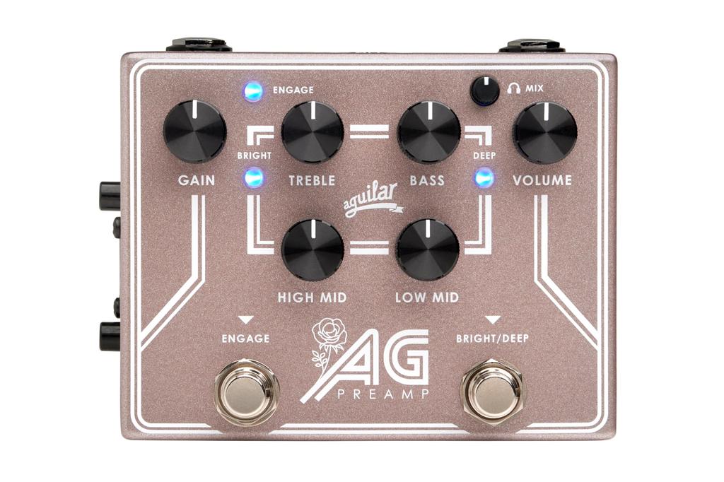 aguilar Bass Box AG PREAMP Breast Cancer Awareness Edition Limited Color Preamp/Direct