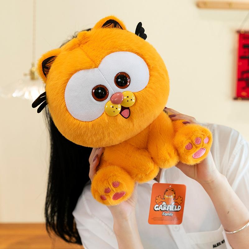Garfield Cuter Sitting Style Plush Toy Family For Kids Nap Pillow And Decor Home