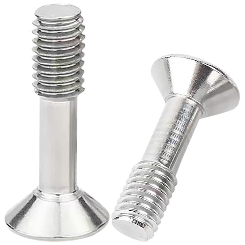 304 Stainless Steel Countersunk Hex Socket Flat Head Non-Loose Half-Tooth Screws M2-M8
