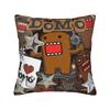 Domo Kun Pillowcase Merchandise Printing Cushion Cover Decorative  Pillow Case Cover Living Room Multi Size