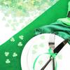1500pcs/50g Shamrock Confetti Decorations,Iridescent Shamrock Table Confetti Green Glitter Lucky Clover Shamrock Sequin for St. Patrick's Day Party